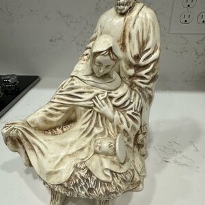 Vintage Nativity Ceramic Sculpture 1966